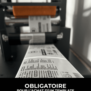Frais d'impression étiquettes