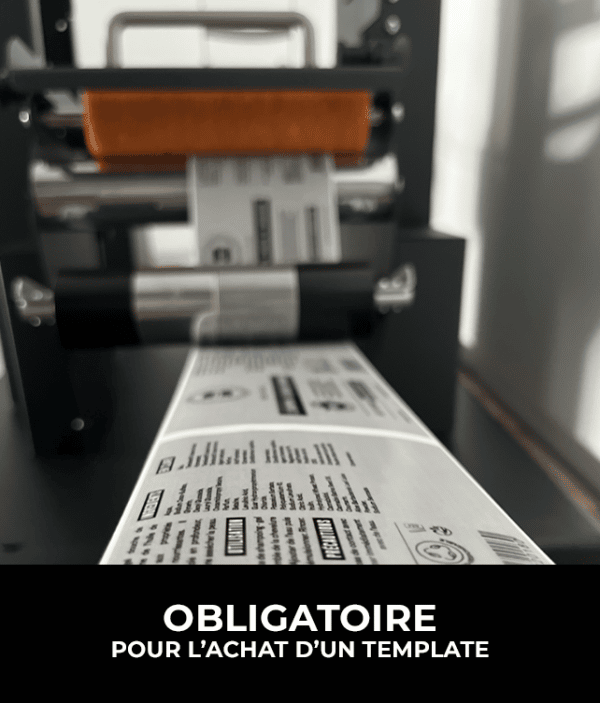 Frais d'impression étiquettes